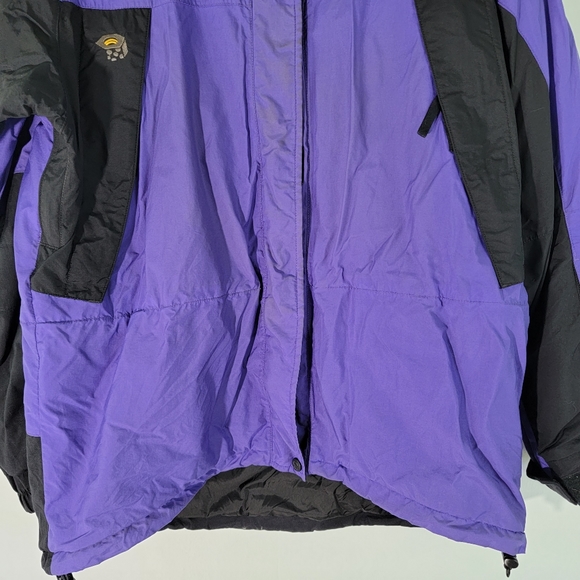 Mountain Hardware Conduit Purple Hooded Vented Rain Jacket Sz 12 Outdoor Nylon - Picture 5 of 12